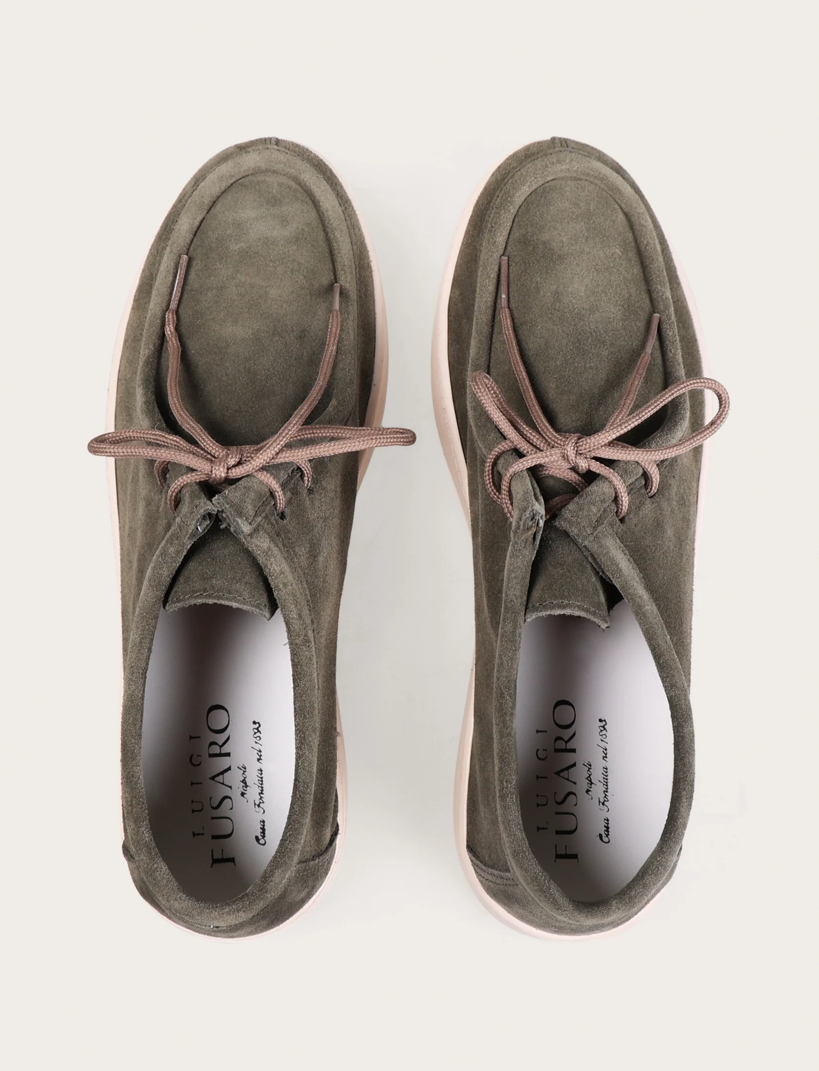 Scarpe stringate in camoscio - Image 4