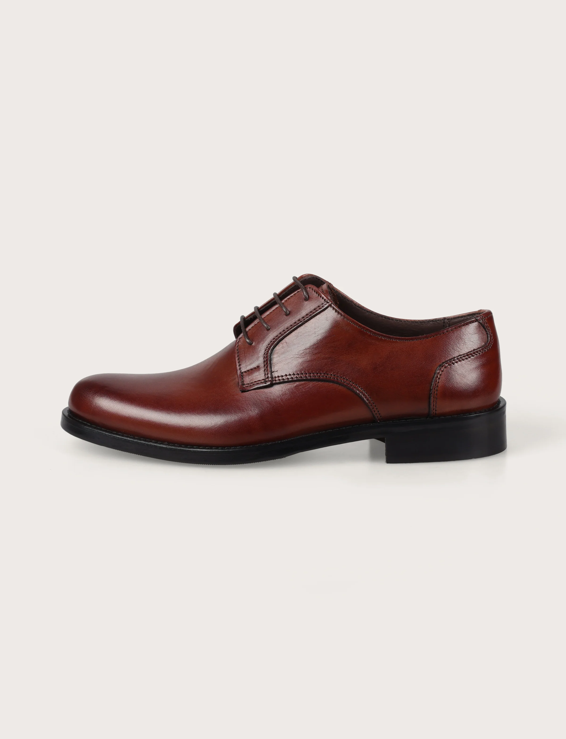 Scarpe derby in pelle liscia con lacci - Image 10