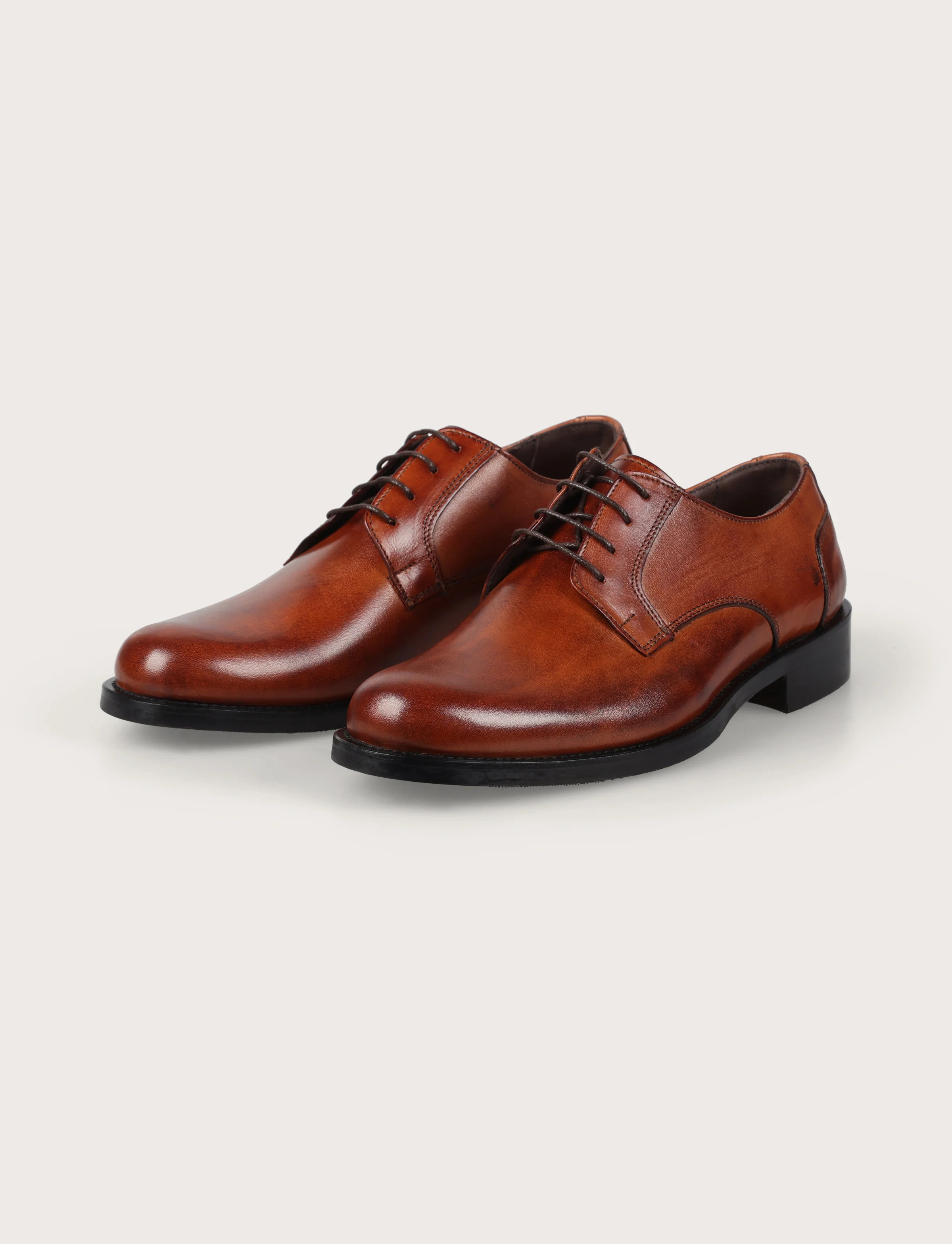 Scarpe derby in pelle liscia con lacci - Image 13