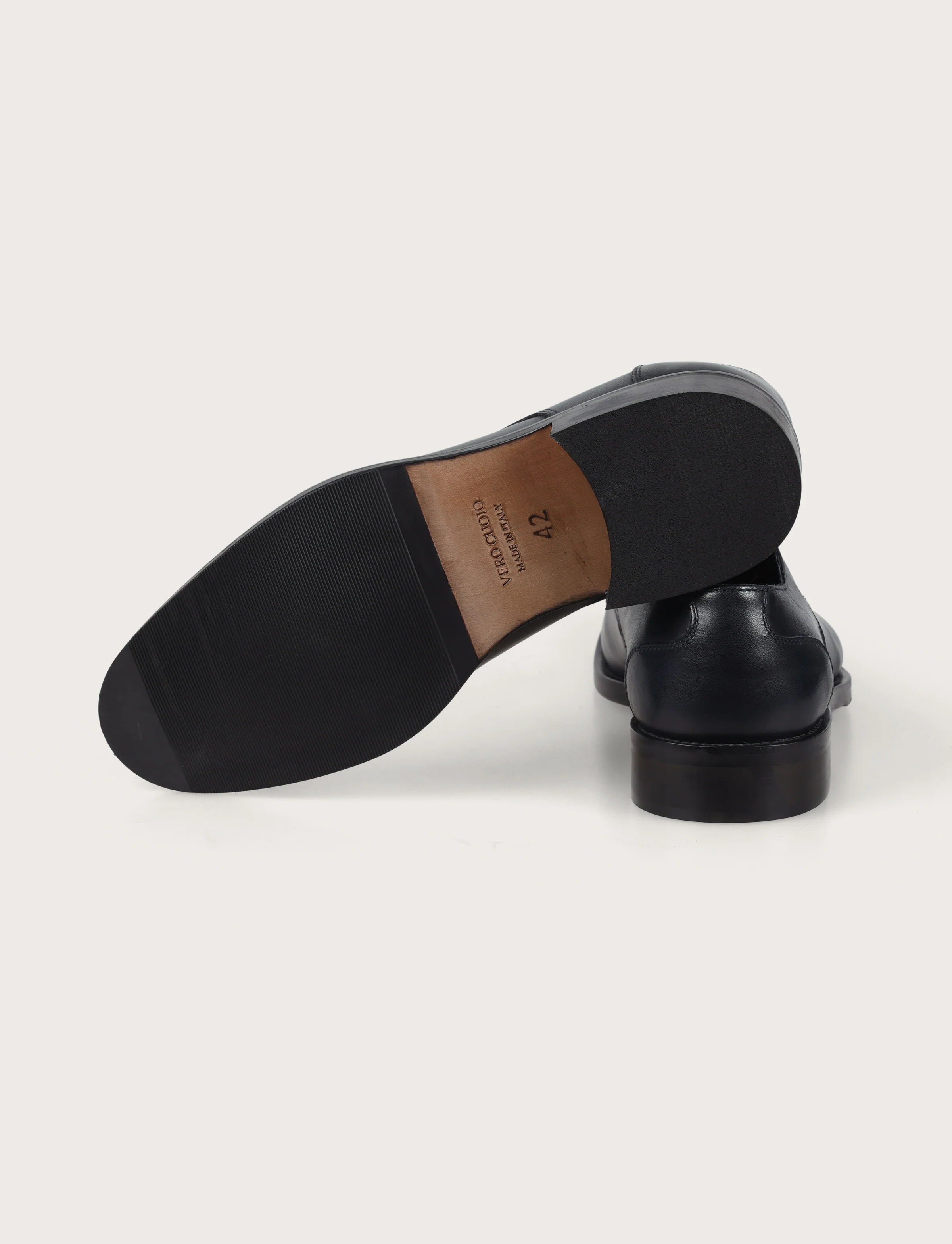 Scarpe derby in pelle liscia con lacci - Image 3